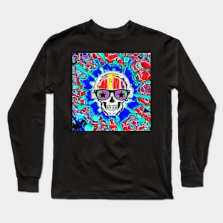 goth gothic rainbow pop art Long Sleeve T-Shirt